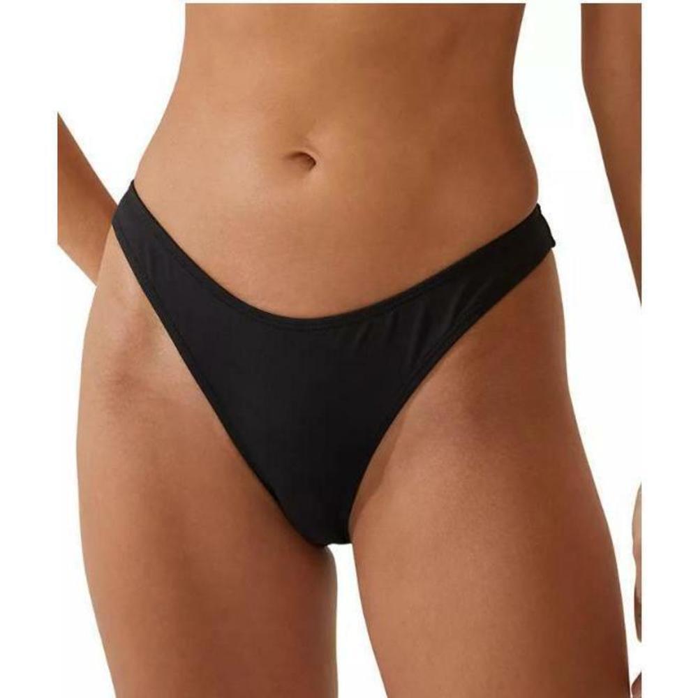 Body - Refined High Side Brazilian Bikini Bottom Black L